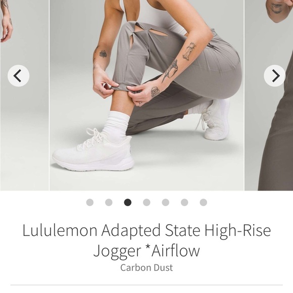 Lululemon Adapted State High Rise Jogger Airflow Carbon dust 8 - Picture 7 of 8